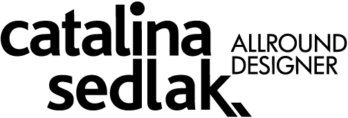 catalina sedlak allround designer, logo